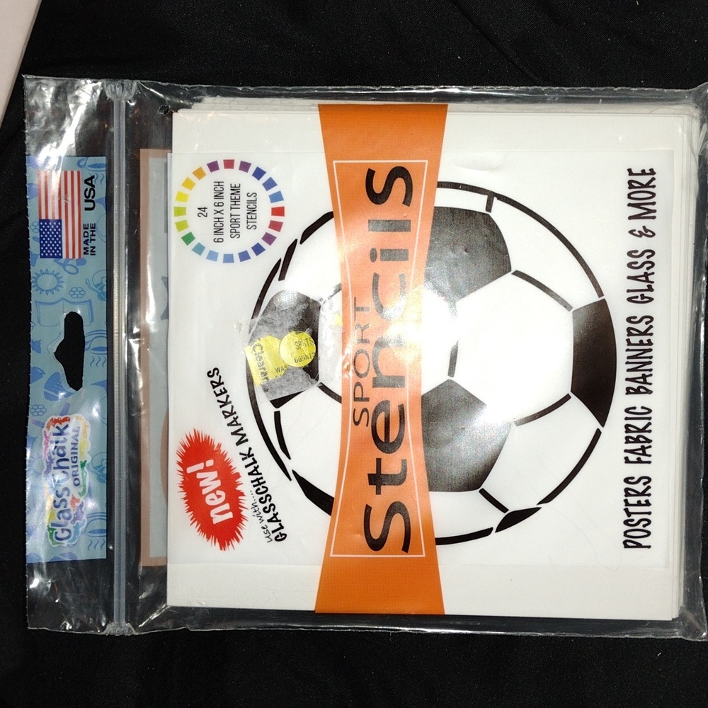 🌻5/$10 Sport theme Stencils